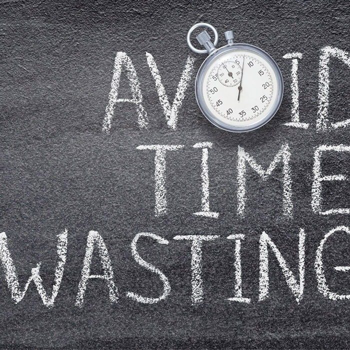 Avoid Time Wasting