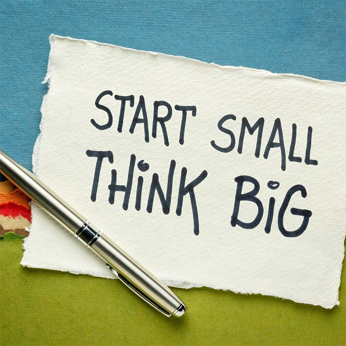 start small think big