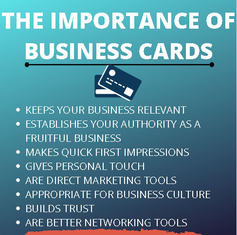 IMPORTANCE OF BUSINESS CARDS