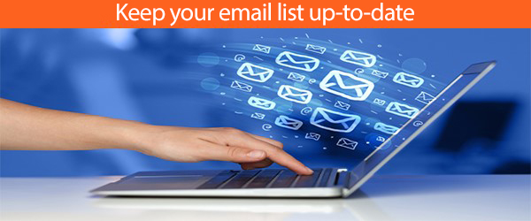 keep your list up to date