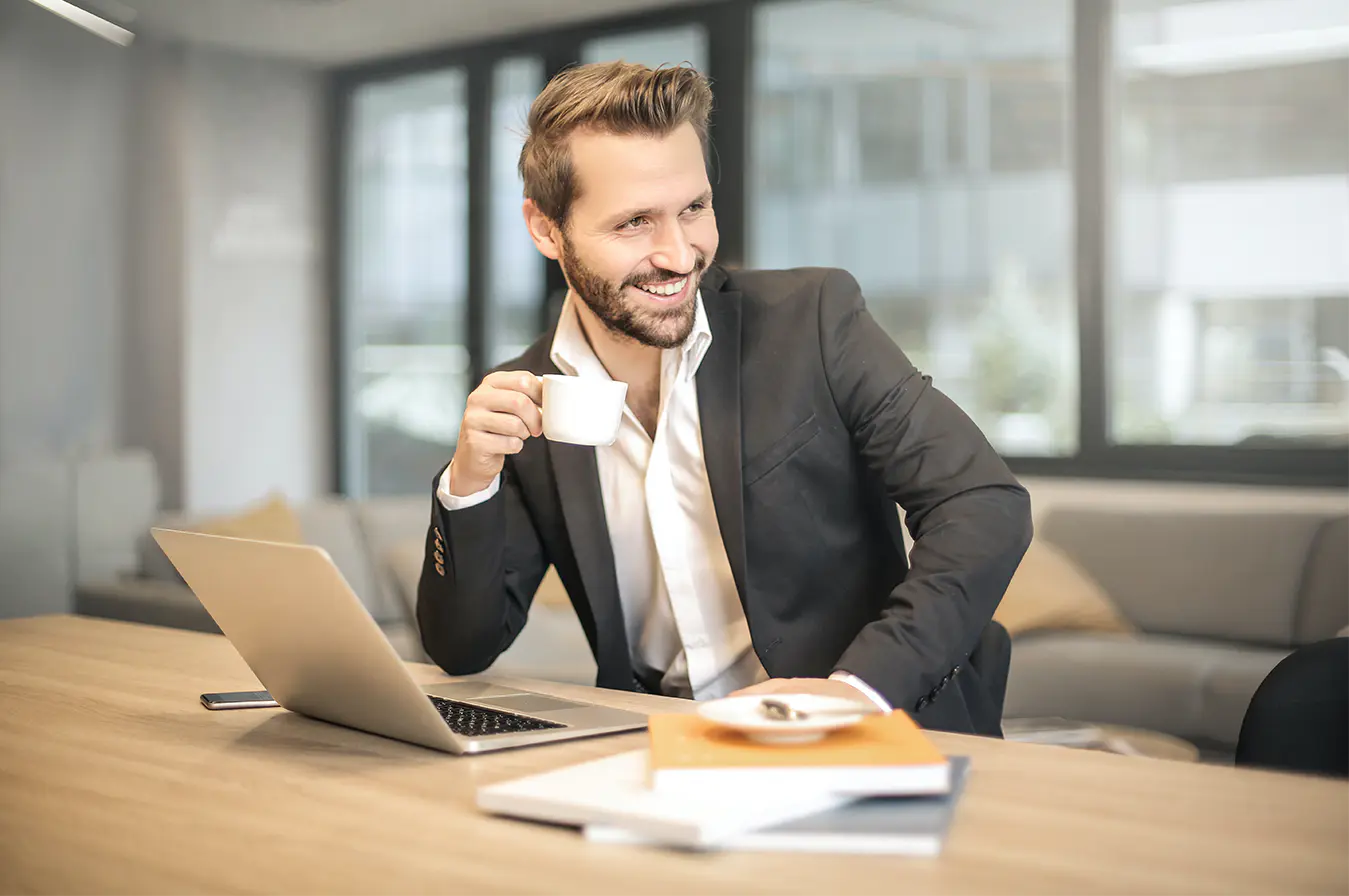 Business Executives at Home